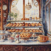 Bakery Cross Stitch Pattern