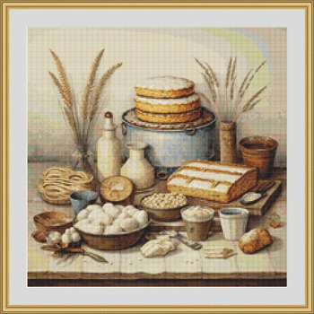 Baking Cross Stitch Pattern