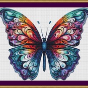 Beautiful Butterfly Cross Stitch Pattern