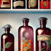 Bottles Cross Stitch Pattern