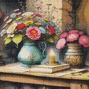 By Candle Light Cross Stitch Pattern