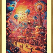 Carnival Cross Stitch Pattern