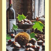 Chestnuts Cross Stitch Pattern