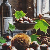 Chestnuts Cross Stitch Pattern