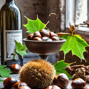 Chestnuts Cross Stitch Pattern