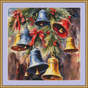 Christmas Bells Cross Stitch Pattern