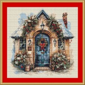 Christmas Cottage Cross Stitch Pattern