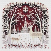 Christmas Deer Cross Stitch Pattern