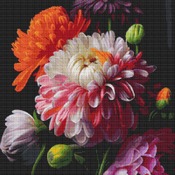 Chrysanthemums II Cross Stitch Pattern