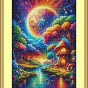 Colourful World Cross Stitch Pattern