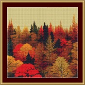 Colours Of Autumn Cross Stitch Pattern