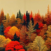 Colours Of Autumn Cross Stitch Pattern