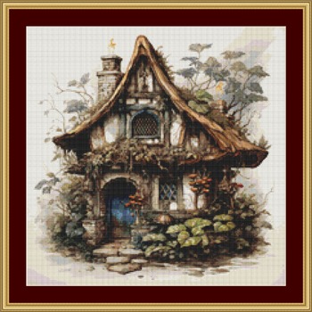 Cottage Cross Stitch Pattern