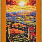 Countryside Cross Stitch Pattern