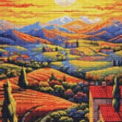 Countryside Cross Stitch Pattern