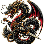 Dragon Power Cross Stitch Pattern