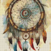 Dream Catcher Cross Stitch Pattern