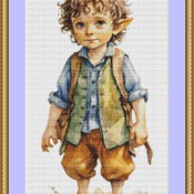 Elf Boy 1 Cross Stitch Pattern