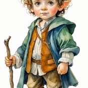 Elf Boy 2 Cross Stitch Pattern