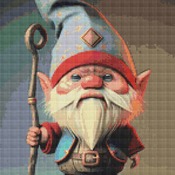 Elf Cross Stitch Pattern