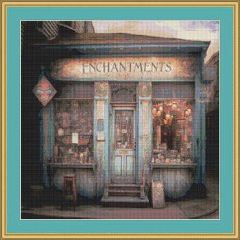 Enchantment Store Cross Stitch Pattern