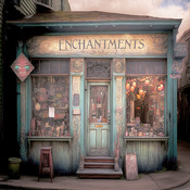 Enchantment Store Cross Stitch Pattern