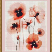 Ethereal Flowers II Cross Stitch Pattern