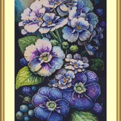 Evening Primroses Cross Stitch Pattern