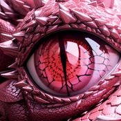 Eye Of A Dragon Cross Stitch Pattern