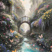 Fairytale Bridge Cross Stitch Pattern