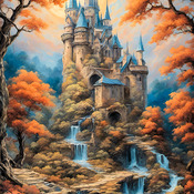 Fairytale Castle Cross Stitch Pattern