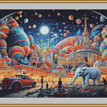 Fantasy World Cross Stitch Pattern