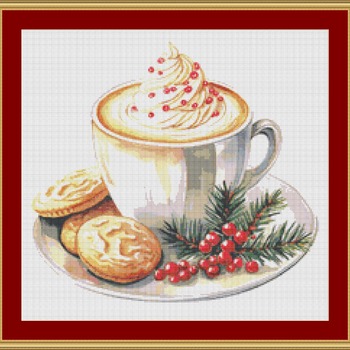 Festive Cookies Cross Stitch Pattern