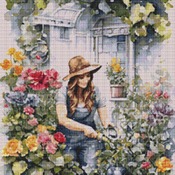 Gardening Cross Stitch Pattern