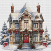 Happy Holidays Cross Stitch Pattern