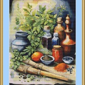 Herbs Cross Stitch Pattern