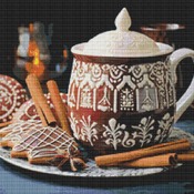 Hot Chocolate Cross Stitch Pattern