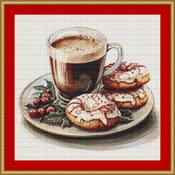 Hot Drink Cross Stitch Pattern