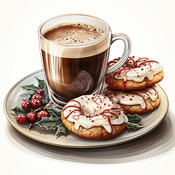 Hot Drink Cross Stitch Pattern