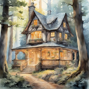 House In The Woods Cross Stitch Pattern