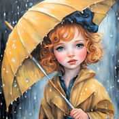 In The Rain Cross Stitch Pattern