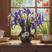 Irises Cross Stitch Pattern