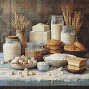 Kitchen Baking Cross Stitch Pattern