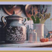 Kitchen Decoration Cross Stitch Pattern