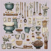 Kitchen Sampler Cross Stitch Pattern