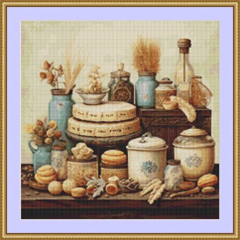 Kitchen Utensils Cross Stitch Pattern