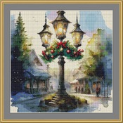 Lamp Post Cross Stitch Pattern