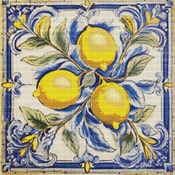 Lemons Cross Stitch Pattern