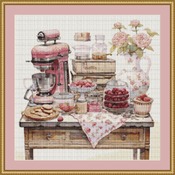 Love Of Baking Cross Stitch Pattern