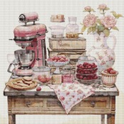 Love Of Baking Cross Stitch Pattern